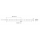 Tira LED 5mts Flexible 24V 25W estrecha 5mm 300 Led SMD 2835 IP20 Alta Luminosidad